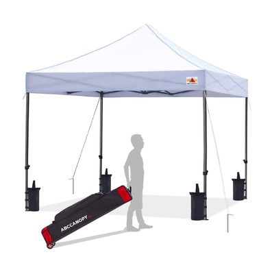 Patio Pop Up Canopy Tent 10x10 Commercial-series (white) Whi