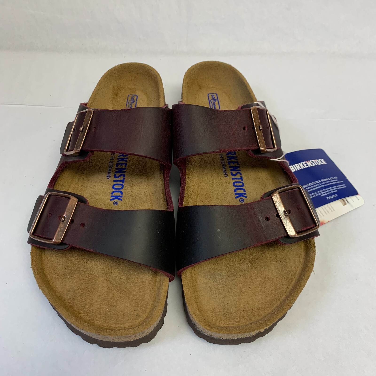 Birkenstock New w/o Box Arizona Zinfandel Oiled Soft Footbed