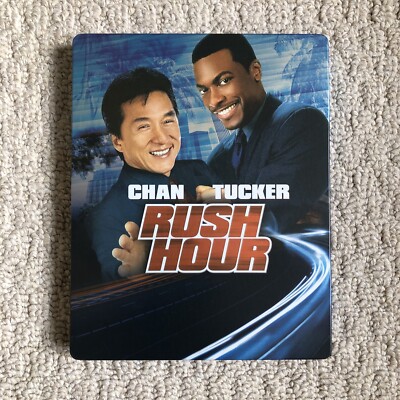 Rush Hour SteelBook Blu-ray - Region Free - Jackie Chan, Chris Tucker
