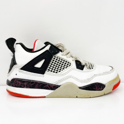 

Белые баскетбольные кроссовки Nike Boys Air Jordan 4 BQ7669-116, размер 13C, Белый, Air Jordan 4