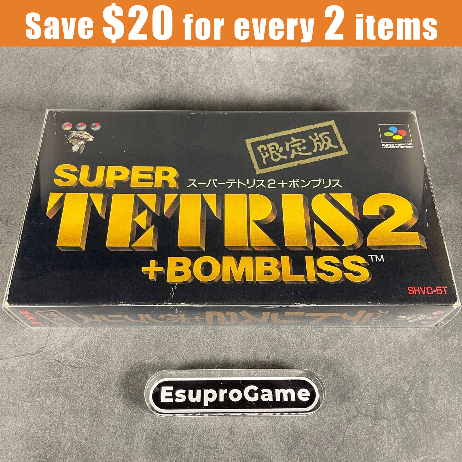 Nintendo Super Famicom super tetris 2 bombliss limited