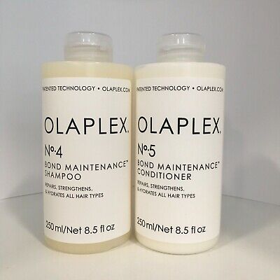 OLAPLEX Bond Maintenance Shampoo Nº4 & Conditioner Nº5 8.5 oz Each Duo *Sealed