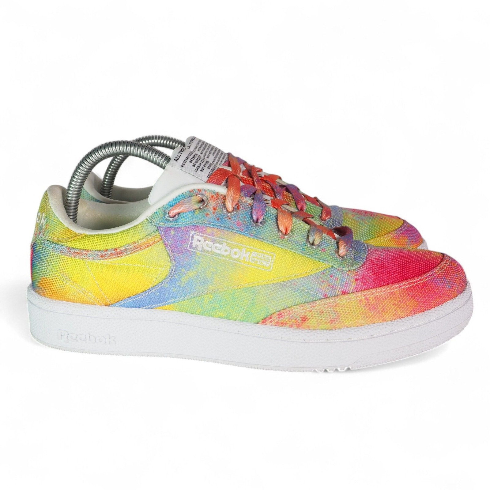 Reebok Club C 85 'Pride 2020' Multicolor Tie Dye FX4772 Men's 8.5 Women's 10