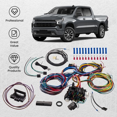 21 Circuit Universal Wiring Harness Wire Kit for  Chevy Chevelle 64-72 XL WIRES
