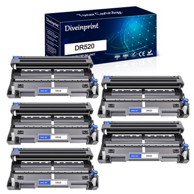 5x DR520 DR-520 Drum Unit for Brother DCP-8060 DCP-8065DN MFC-8880DNP MFC-8890DW
