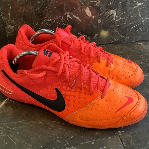 Купить Nike ELASTICO INDOOR LEATHER SOCCER SHOE 415131 Red Orange (Мужчины)  заказать с доставкой лот № 324760088021