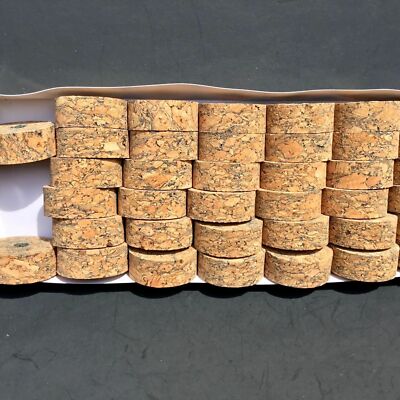 Cork Rings 36 Deep Blue Burl , 1 1/4'' x 1/2'' x 1/4'' Hole | Rod Building 
