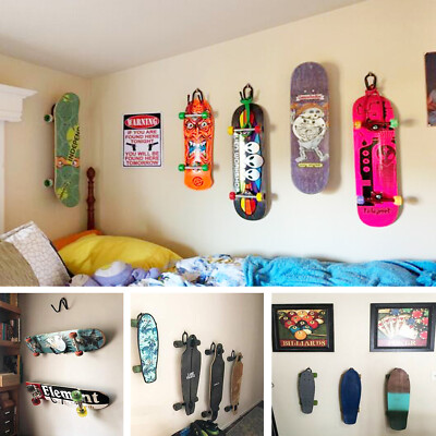 Universal Adjustable Skateboard Wall Hanger Storage Clip Wall Rack Wall Mount