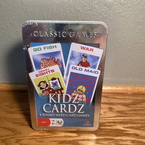 Kids Collection Kidz Cardz 4 Jumbo Sized Card Games | eBay