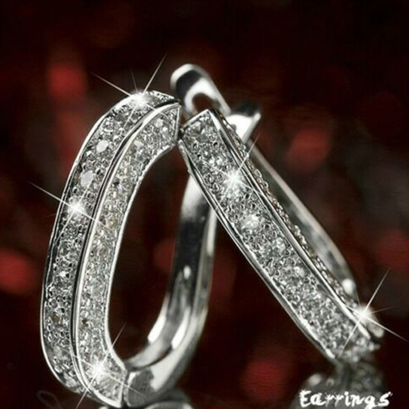 Boucles D'Oreilles Ã©LÃ©Gantes En Argent, Or, Or Rose Pour Les Bijoux Des Femmes