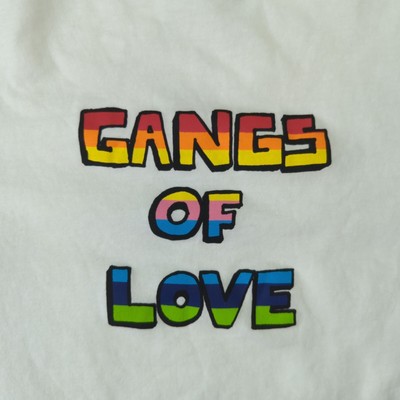  Gangs of Love  Bella Freud Graphic Cotton Tee, Women's Small