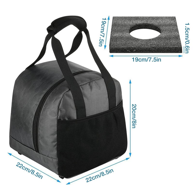 1pcs Single Bowling Ball Bag With Padded Ball Holder Waterproof Bowling Tote Bag