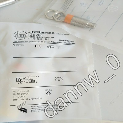 1PC  New in box IFM IGS205 Proximity Switch