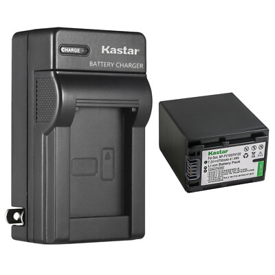 Kastar Battery Wall Charger for Sony NP-FV100 & Sony FDR-AX33 FDR-AX53 NEX-VG10