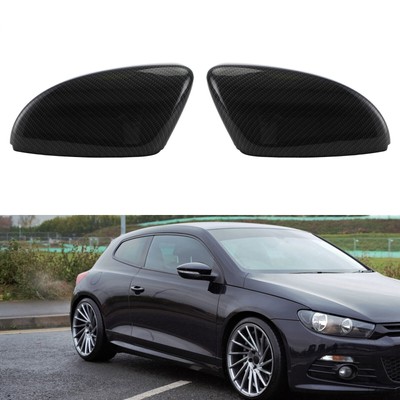 Rear View Wing Mirror Covers Caps For VW Beetle CC Eos Passat Jetta Scirocco  T7