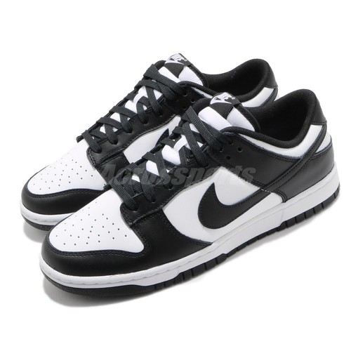 

Nike Dunk Low Retro Black White Panda Мужская обувь для образа жизни Кроссовки DD1391-100, Черный, Dunk Low Retro