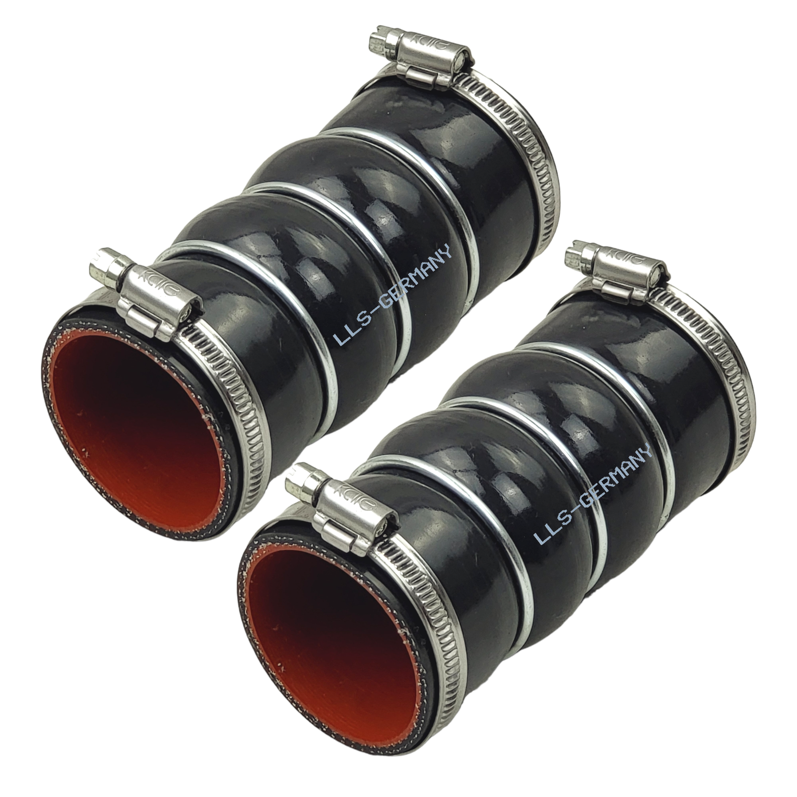 2x TURBO- LADELUFTSCHLAUCH FÜR FORD TRANSIT CONNECT 1.8 Di 1.8