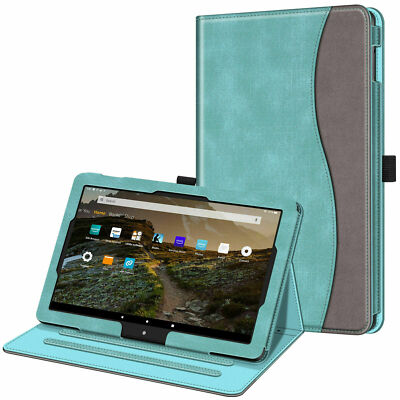 Case for Amazon Fire HD 10 (11th Gen 2021) Multi-Angle Stand Cover with Pocket