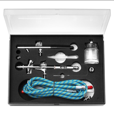 2 X Dual Action Airbrush Set