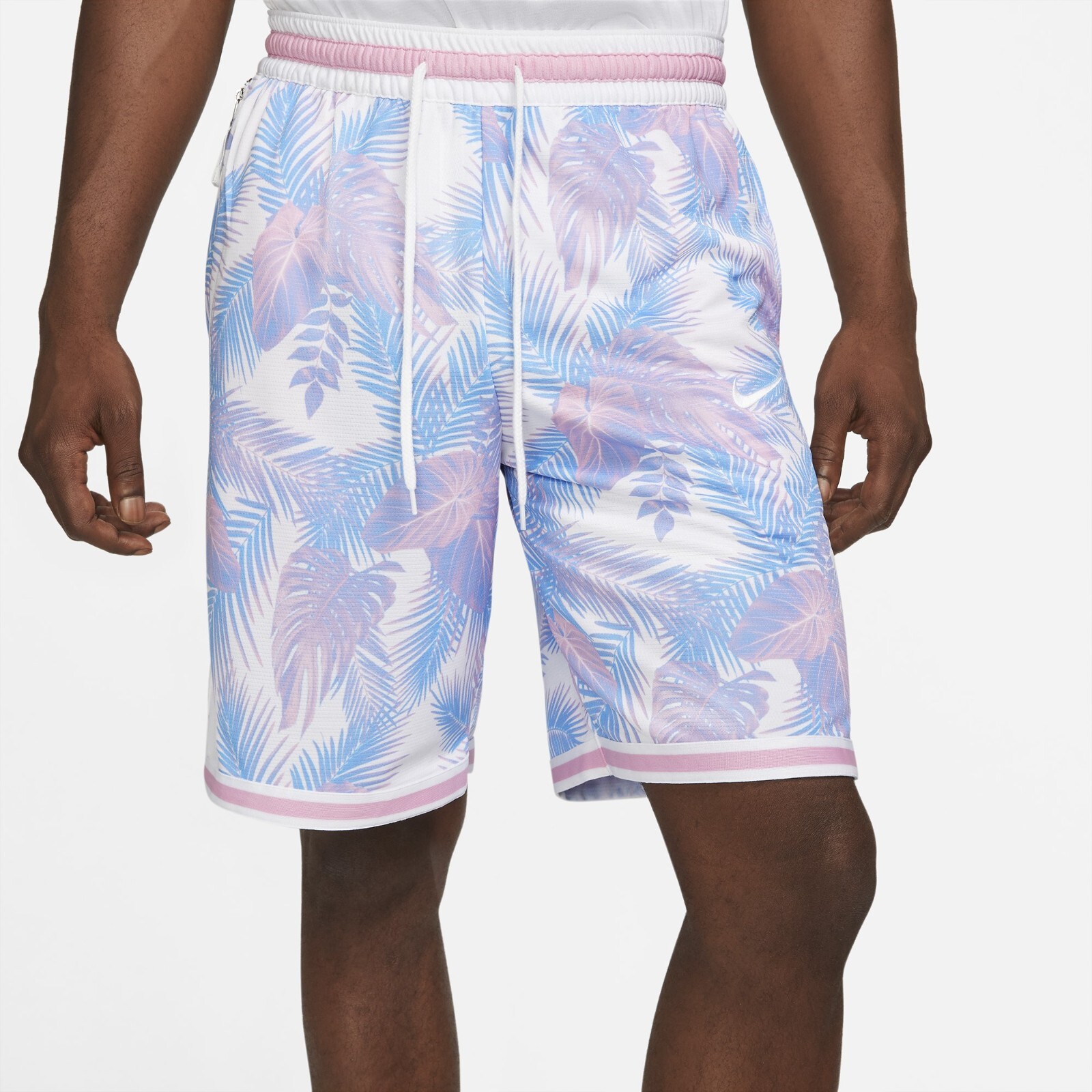 Nike Dri-Fit DNA Printed Fashion Shorts White/Pink/Light