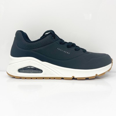 

Skechers Womens Uno Stand On Air 73690 Черная повседневная обувь Кроссовки Размер 7, Черный, Uno Stand On Air