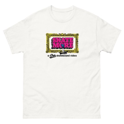 SKATE MORE a DVS SKATEBOARDING VIDEO FILM SKATER T SHIRT DESIGN