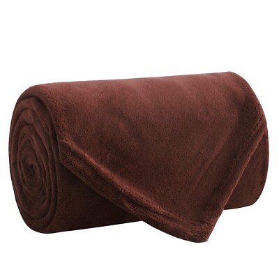 Soft & Light Throw Blanket - 16 COLORS - Throw, Twin, Full, Queen, King!