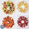 MIKIMIQI 2 Pack Deco Mesh 10 Inch x 30 Feet Decor Mesh Ribbon with Metallic Foil Deco Mesh Wreath Supplies Ribbon Mesh Roll for Spring Wreaths Craft Party, Not Wired (Orange)