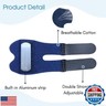 5 Pcs Thumb Finger Splint,Trigger Finger Splints,Finger Brace,Injured Mallet Finger,Broken Fingers Straightening,Pain Relief,Arthritis or Support for Fingers,Suitable for thumb, Index, Middle, Ring, Pinky Finger (Navy Blue)