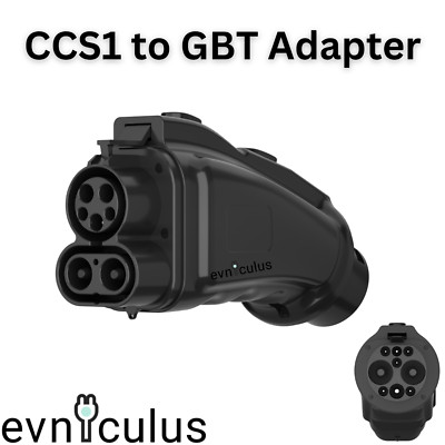 CCS1 to GBT Adapter Chinese EV BYD Yuan Dolphin VW iD DC Fast Charging 200 kW