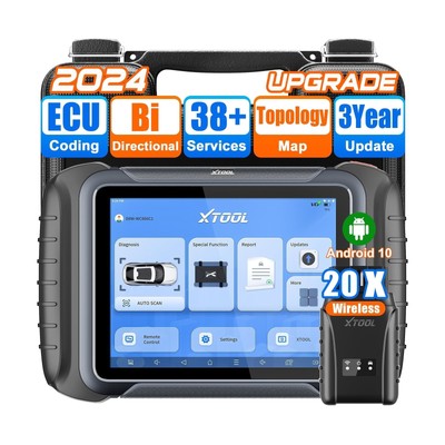 XTOOL D8W Wireless Bidirectional Scan Tool, Topology OBD2 Scanner with 3-Year...