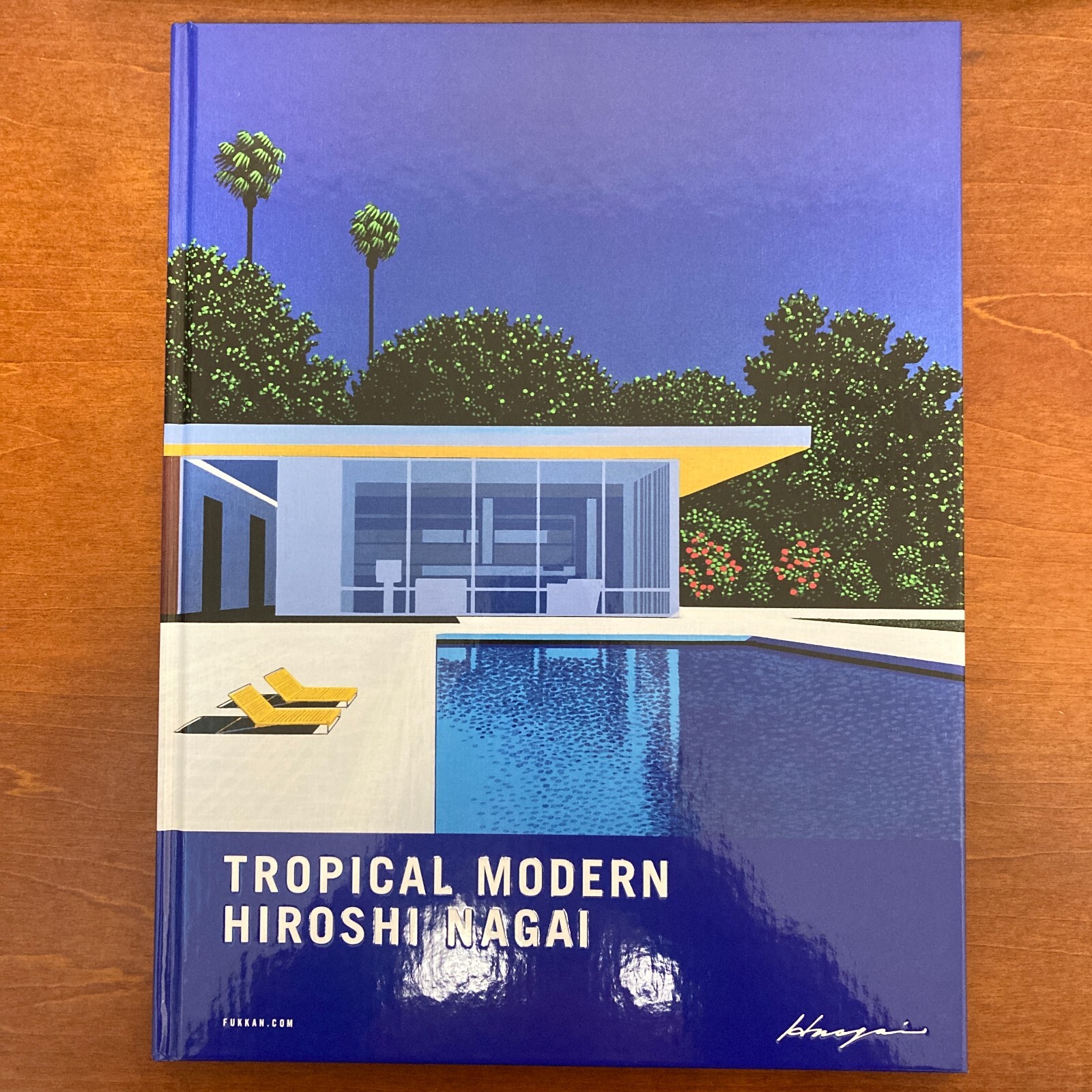 Tropical Modern Hiroshi Nagai サイン入り Hiroshi Nagai autographed poster TROPICAL MODERN POSTER side