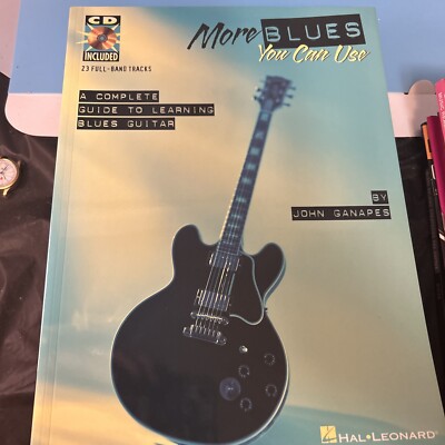 More Blues You Can Use - Guitar Educational Book and Audio NEW 000695165
