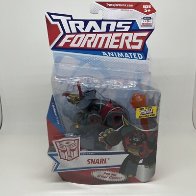 TRANSFORMERS ANIMATED Deluxe Autobot Dinobot Smasher Snarl New 2008