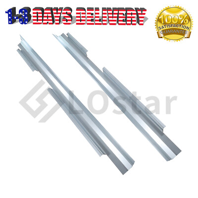 2 x Crew Cab Outer Rocker Rocker Panel For 2007-2013 Silverado Sierra 4 Door