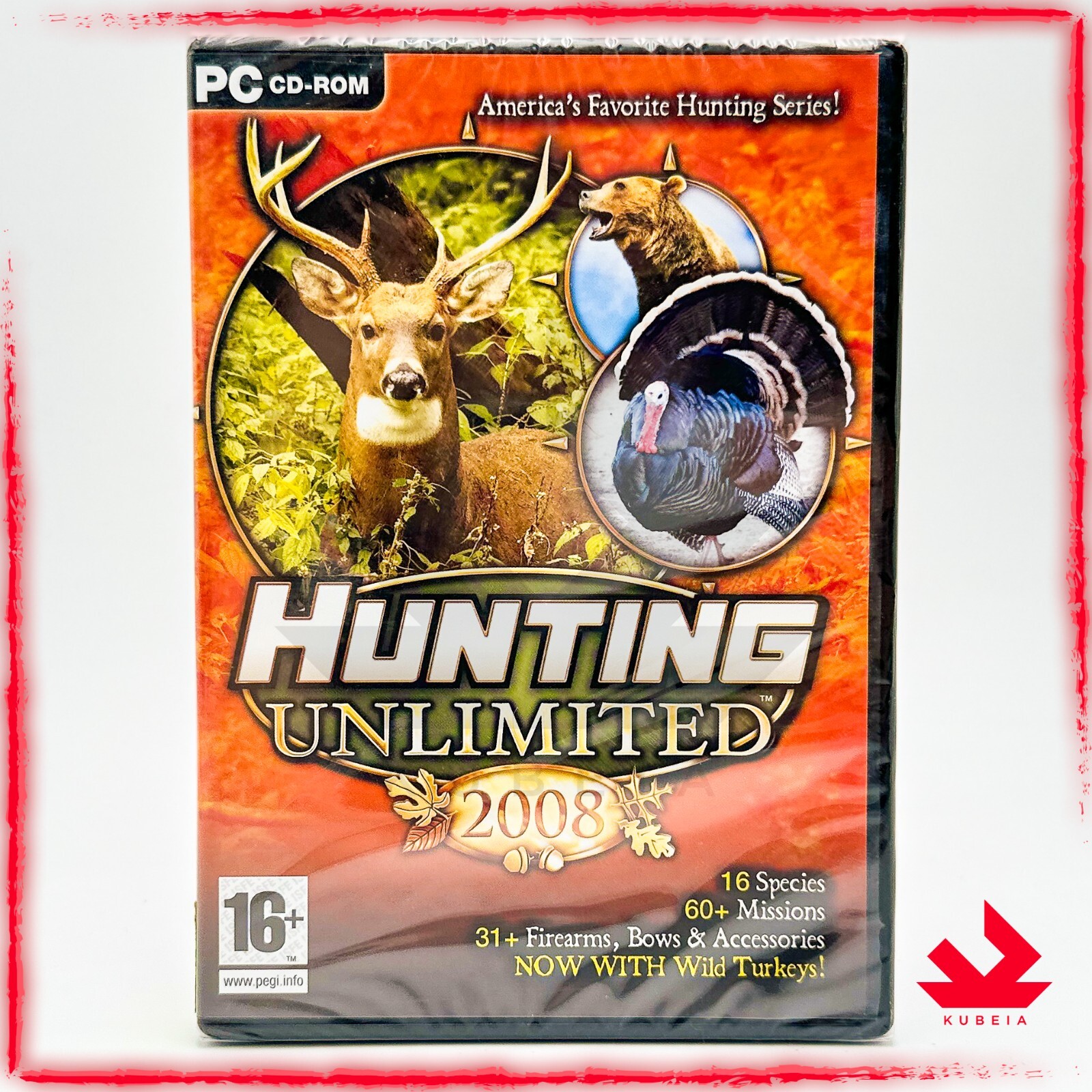 Hunting Unlimited 2008 Nuovo Sigillato English Originale Windows 7 Microsoft Pc