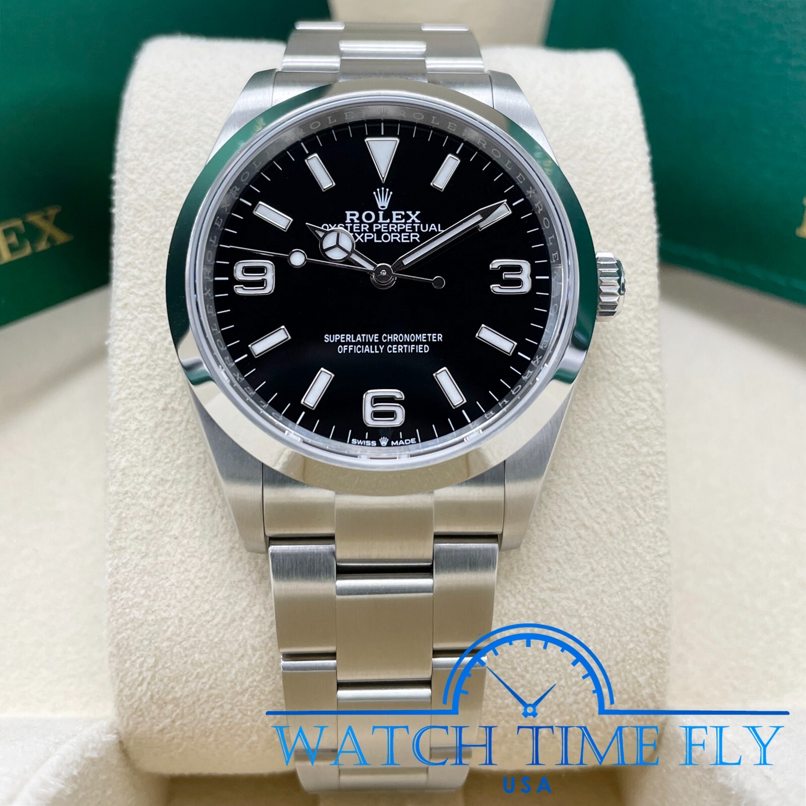 ★chika★ Rolex Explorer 36mm 124270 Stainless Steel Black Dial Oyster