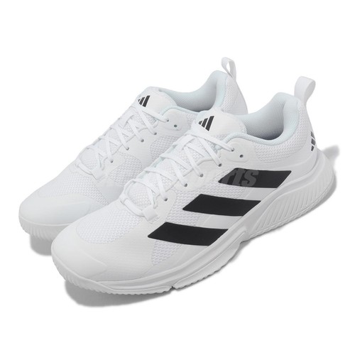 

Adidas Court Team Bounce 2.0 M Cloud White Core Черные мужские кроссовки Cross Training HR1239, Белый, Court Team Bounce 2.0 M