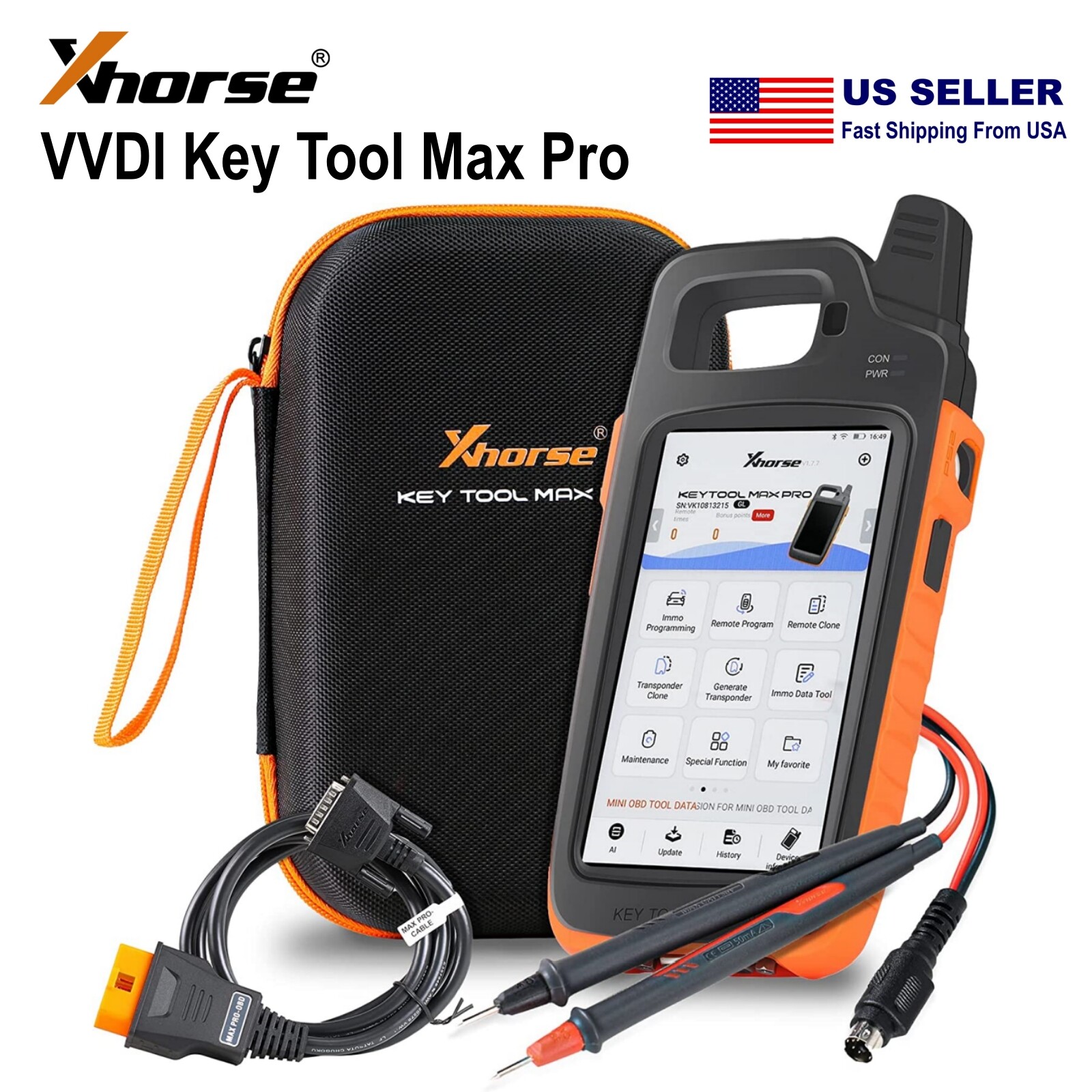 Xhorse VVDI Key Tool Max Pro Prog-rammer Support Read Voltage