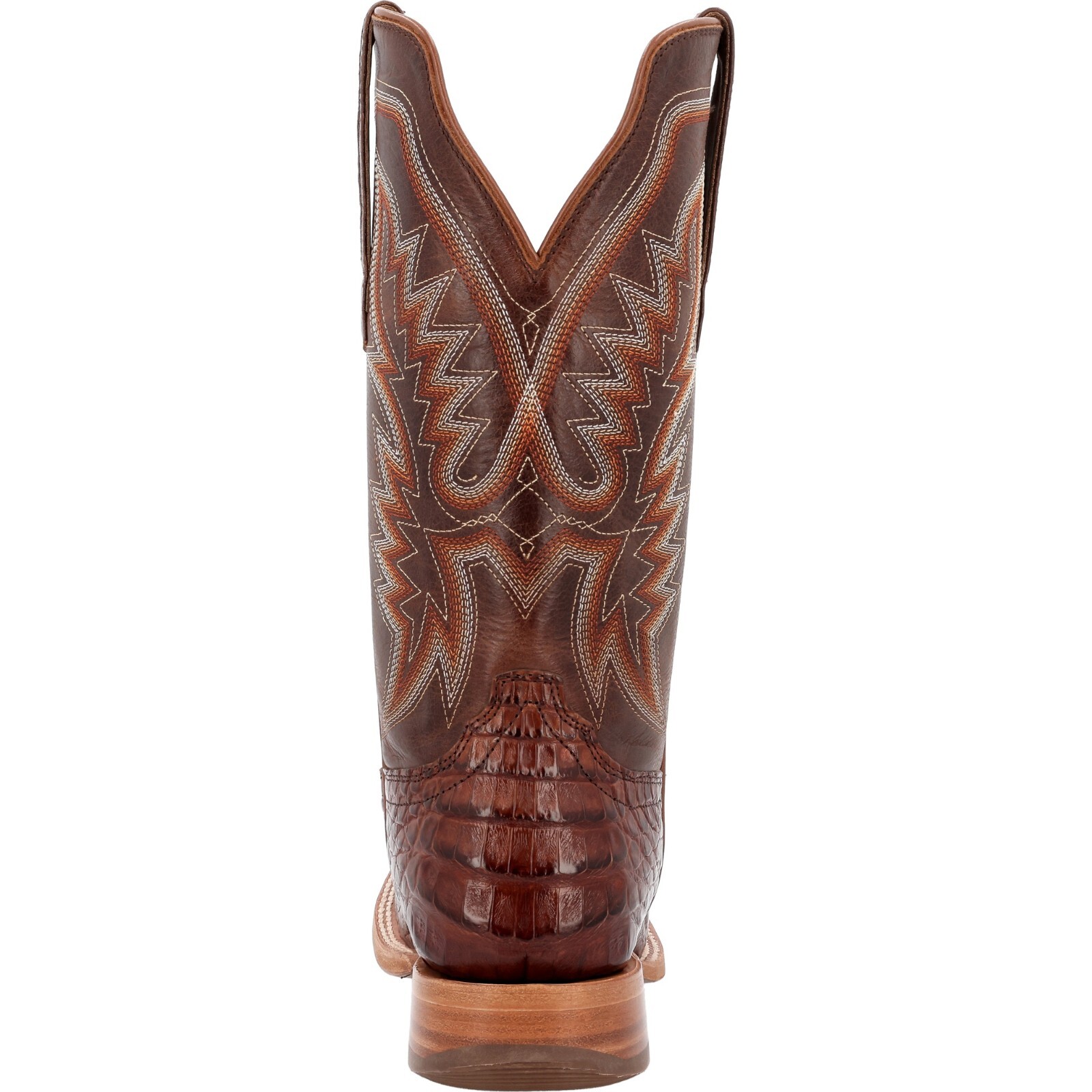 Pre-owned Durango Boots Durango® Prca Collection Caiman Belly Western Boots Ddb0471 - All Sizes - In Cognac And Cigar
