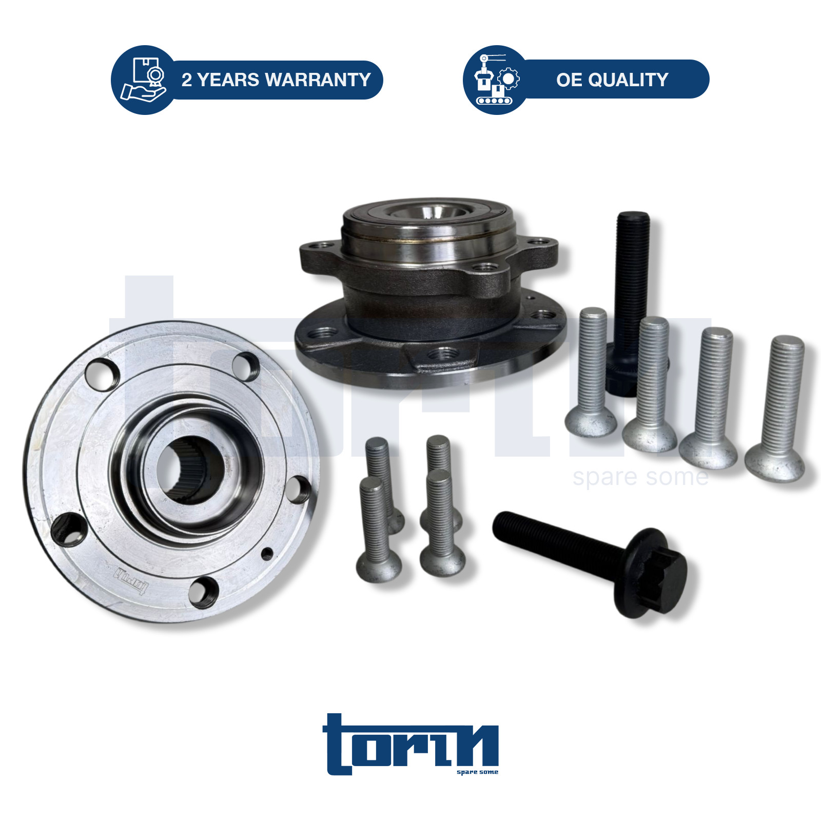 WHEEL BEARING HUB KIT FRONT PAIR FOR AUDI Q3 8UB SEAT LEON MK2 SKODA SUPERB MK2