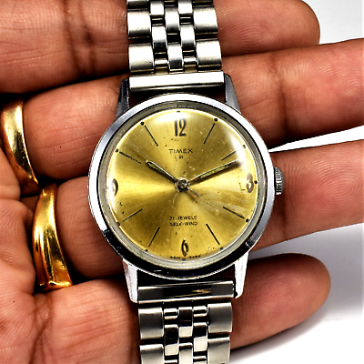Montre homme vintage 1964 Timex 21 Jewel Prestige collection entretenue respecte