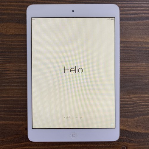 Apple iPad mini (A1432) Wi-Fi Silver 16 GB -- AS-IS, NOT