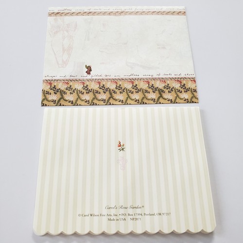 Blank Note Card Embossed Old Fashioned Shoes Carol Wilson Carol's Rose Garden 