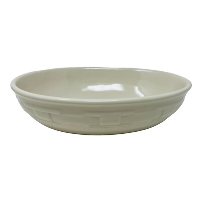 Longaberger Traditions Oval Ivory 9 '' Veggie Serving EUC