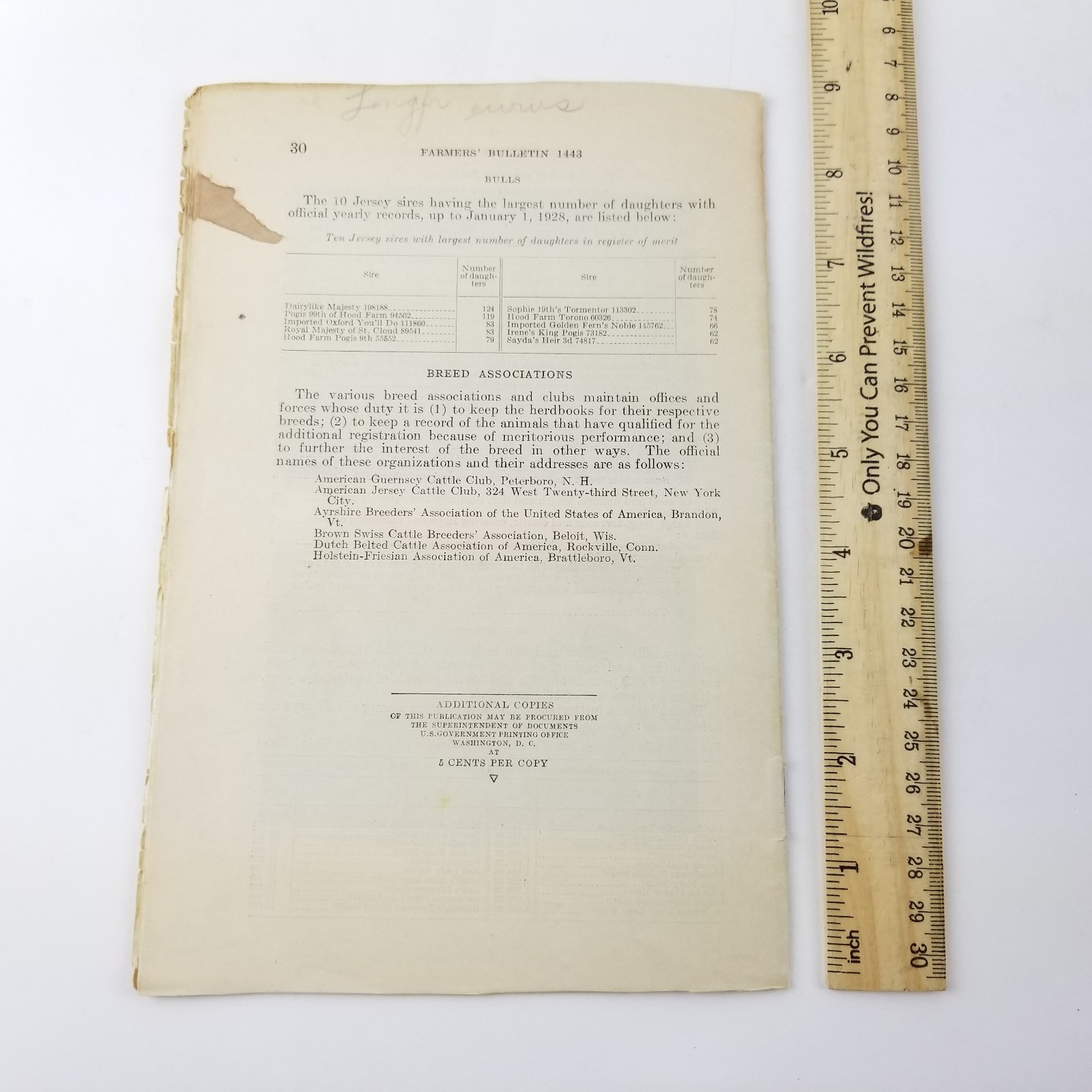 US Department of Agriculture Farmers Bulletin 1443 Dairy Cattle Breeds