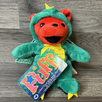 GRATEFUL DEAD BEAN BEAR - BY LIQUID BLUE - ''PUFF'' BEAR - NWT - RARE