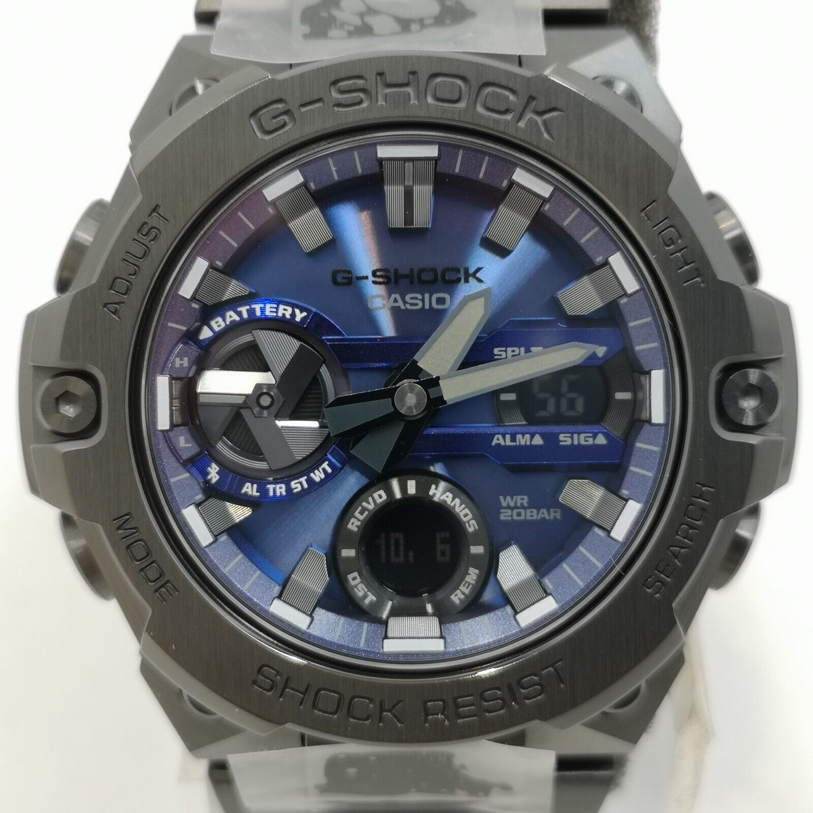 CASIO G-SHOCK GST-B400BD-1A2JF Blue Black G-STEEL Carbon Men`s Watch New in Box | eBay CASIO G-SHOCK GST-B400BD-1A2JF Blue Black G-STEEL Carbon Men`s Watch New in Box | eBay