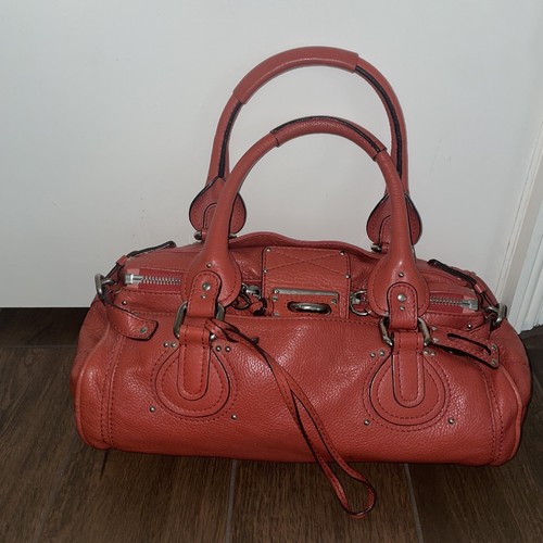 Vintage Chloé Paddington Bags orange Chloé Orange Paddington Bag - Rent from Hauteline