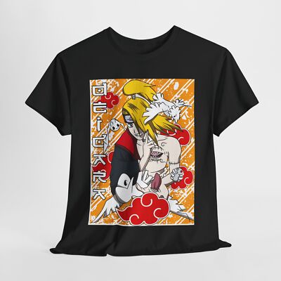 Deidara T-Shirt Naruto Shippuden Itachi Madara Uchiha Anime Unisex Tee Shirt